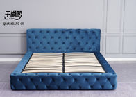 Double Queen Velvet Fabric Bed Frame European Style 140*200cm 180*200cm