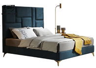 Super Large King Size Upholstered Beds European Style Dutch velvet Material