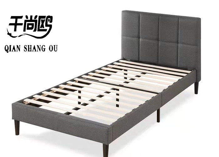 Tufted Twin Size Upholstered Platform Bed Home Furnishings